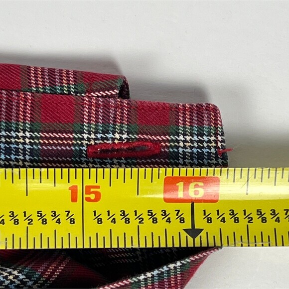 Brooks Brothers Casual Shirt Non-Iron Red Plaid Long-Sleeve Button-Down Sz M - Picture 6 of 10